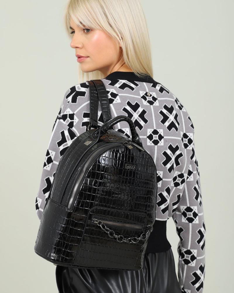Черна раница крок D-19943